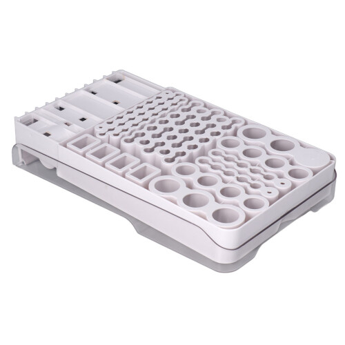Durable Plastic Battery Holder with Siding Mount & Tester 2