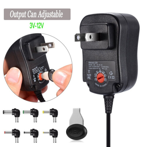 Multi Voltage Universal Ac Adapter For Widespread Use, Adjustable Voltage Power Supply Ensuring Safe Operation 1