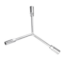 Yshaped 3way socket wrench, 10mm 12mm 14mm, CRV hex key, 1pc