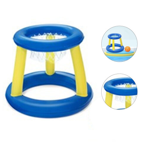 Inflatable Pool Volleyball Set with Net, Safe Durable PVC, Portable