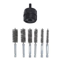 Batteriepolbürste mit 6-teiligem