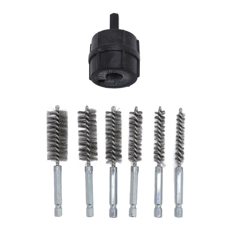 Batteriepolbürste mit 6-teiligem