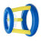 Inflatable Pool Volleyball Set with Net, Safe Durable PVC, Portable 5
