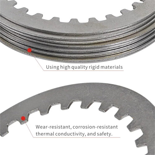 Steel Clutch Plate Kit  6Piece Set 2