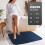 KEPLIN Memory Foam Bath Mat, Highly Absorbent, Non-Slip, 50x80cm, Navy Blue 3