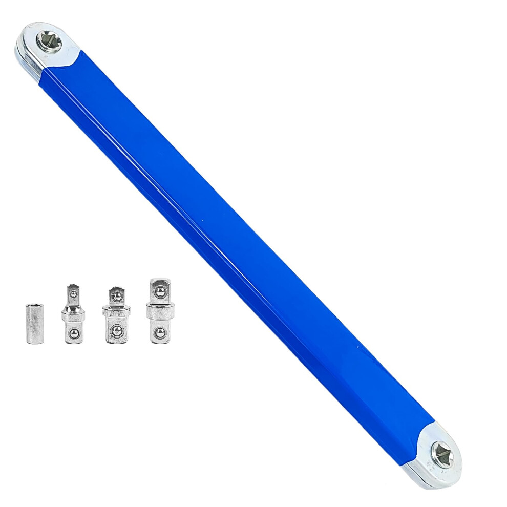 390X35x15mm Wrench, 1/2,1/4,3/8 Drive Adapter, Zero Offset Extension Wrench 9347817129243
