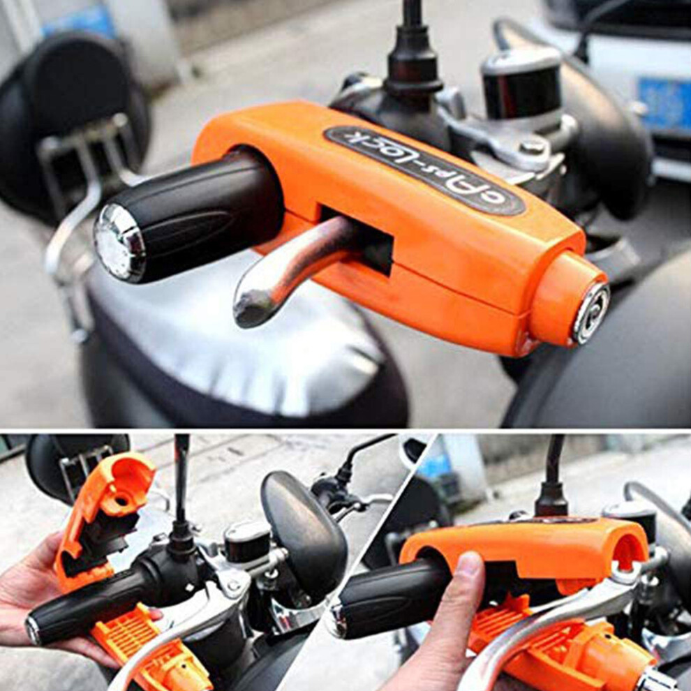 Motorcycle Handlebar Lock With Keyless Anti-Theft Security Grip 9491373941310