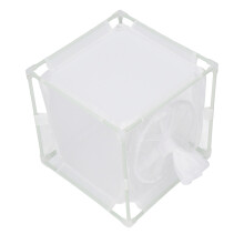 PVC Mesh Butterfly Habitat Incubator Reusable Insect Cage Sleeve Shape 8x8x12cm