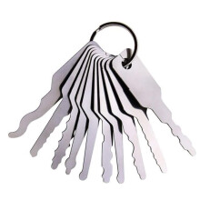 Universal 10in1 Key Mith Maintenance Tool Kit Embryo Key Stainless Steel Parts Accessories