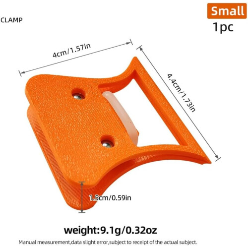Plastic Clips And Blocks Set For Fly Tying Feather Clip S Model Lightweight Tools 1