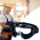 Safety Glasses, Adjustable Lightweight Goggles, Clear Dustproof ScratchResistant for Cycling 2