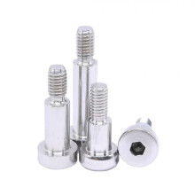 5PCS M3x3/4/5/6/8/10/12/16/20/25/30mm GB5281 304 Stainless Steel Hex Socket Button Head Shoulder Screw Contour Shoulder Bolt (D4XM3X6 5PCS)