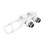 Adjustable temperature brass thermostat valve for efficient heating solutions (white) 1
