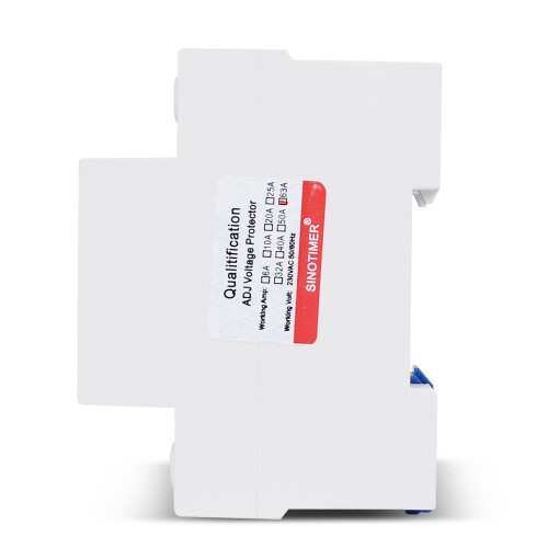 AC230V Single Phase LCD Digital Adjustable Voltage Protector Auto Reconnect Surge Protection Voltage Relay (40A/63A/80A) 2