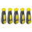 5 pieces file handle 4.25, round and rectangular hole, ergonomic handles for 6metal files. 1