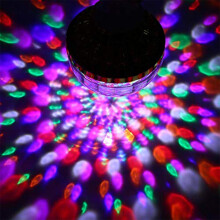 6W RGB drehbare Kristallkugel LED Bühnenleuchte, 130x100mm