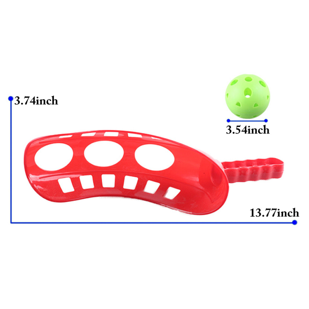 Outdoor Scoop Ball Set Catching Game For Kids & Adults Trackball Racket Sport 9351373947609