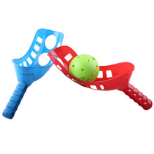 Kit de balle à ramasser pour enfants et adultes, jeu de pêche avec palet de suivi, lacrosse et raquette
