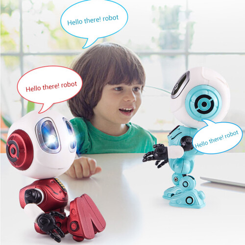 Interaktiver Mini-Sprachroboter mit LED-Lichtern für Kinder Spaß