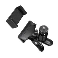 Gitarren-Kopfklemme für Handy 4 cm 220 g schwarz