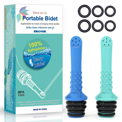 (1 blue 1 green, Spare lap) 2 portable bidets