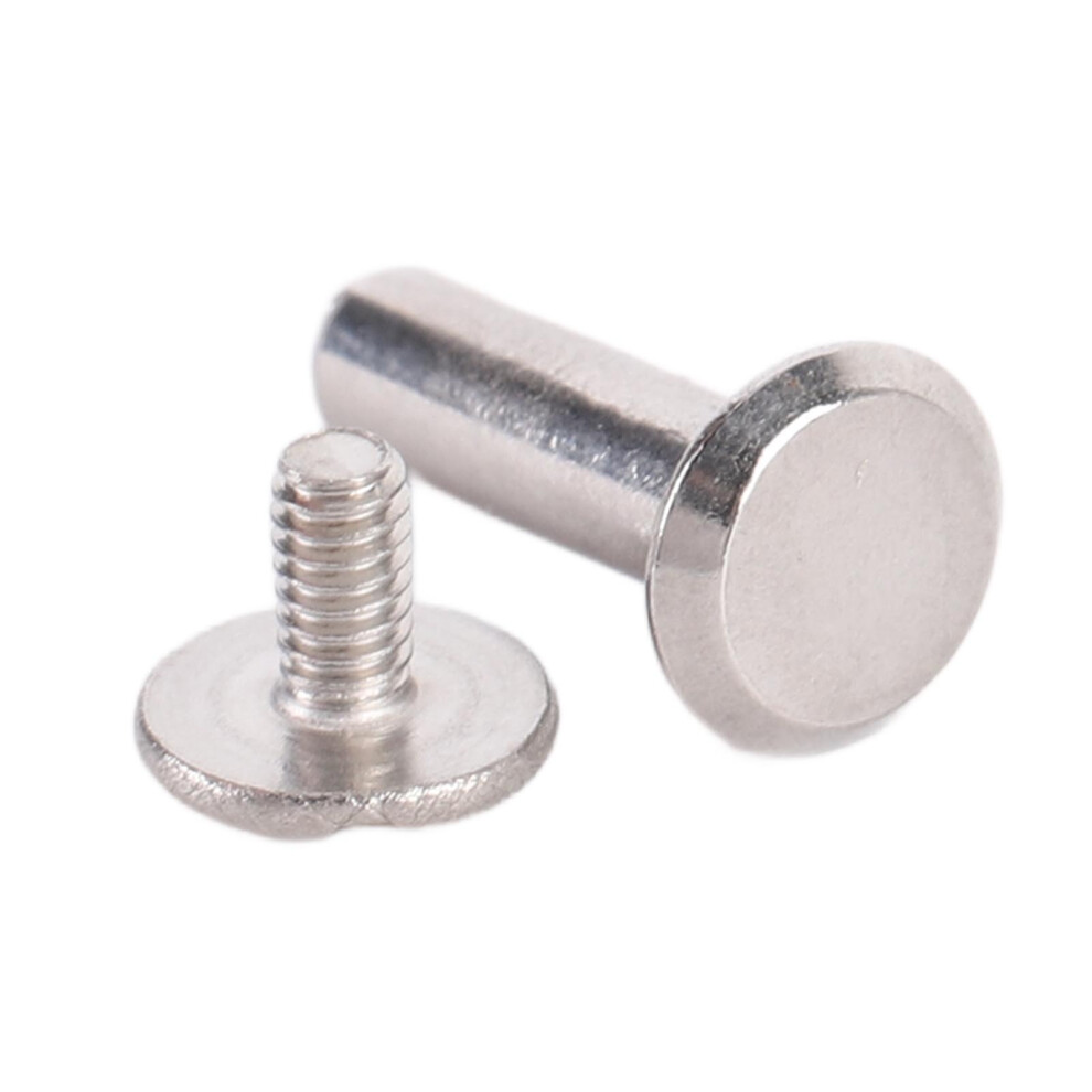 100 Sets Schraubnieten M2, Rund, Flacher Kopf, 7661675107888