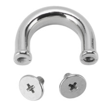 10er Set U-Ringe Metallschnalle