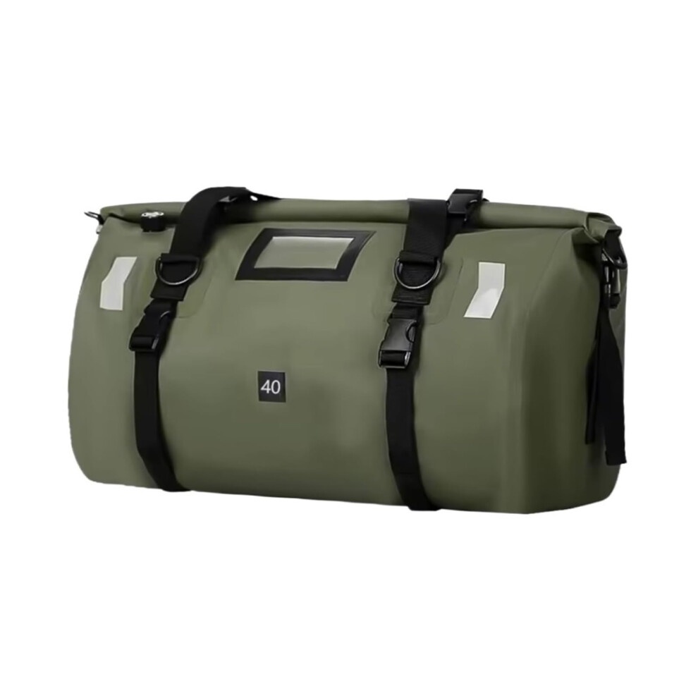 Waterproof Motorcycle Saddle Bag 40L Large Capacity Tail Bag With Inner Pocket For Travel Storage 9382693798190