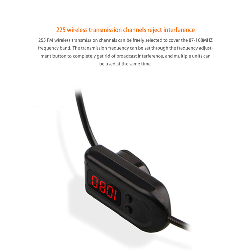 Portable Wireless Fm Microphone Headset For Lectures Meetings And Events 8751382104689
