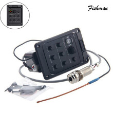 Langlebiger EQ-Tuner & Piezo-Tonabnehmer für Gitarren mit LED-Anzeige