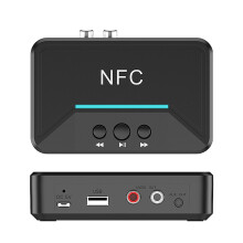 Bluetooth-sender-mottakeradapter for TV og bilstereo med RCA AUX-utgang LCD-skjerm med høy kvalitet, trådløs lydstrømming