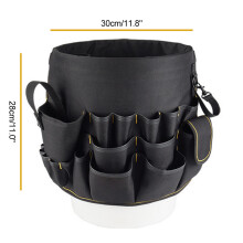 Schwerlast-Gartenwerkzeug-Organizer mit 56 Taschen, wasserdichtes 600D Oxford-Gewebe