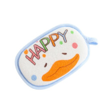Cartoon Newborn Sponge Bath Baby Shower Bathing Supplies Soft Shower Puff Scrubber Gentle on Baby's Skin 1pc