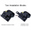 12V/24V Motorcycle Lighter Socket with Dual USB Charging & Voltage/Time Display 1