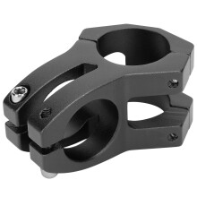 LUNJE 31.8x35mm Black MTB Bike Stem CNC Aluminum Handlebar Clamp