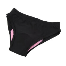 Slipshorts da donna per ciclismo, rapidi asciugatura, traspiranti, ammortizzanti, nero, M