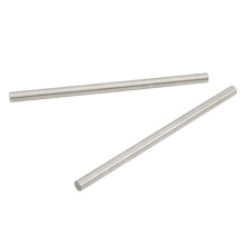 2 Stück Stahl-Fahrzeugaufhängungsstifte für ARRMA 1/5 Maßstab - 96 mm Silber
