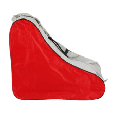 Roller Skate Bag With Adjustable Strap For Ice Hockey Skates, Skate Shoe Storage Bag Red