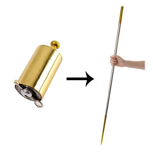 Professional Metal Magic Wand Prop Perform Tricks Anywhere Anytime