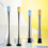 Edelstahl-Muddler mit Silikongriff 26cm Blau 2