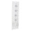 Aluminum Grid Plate Wall Mesh Panel 3123-0048-0144 48x144mm 1