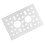 2Pcs Aluminum Grid Plate Wall Mesh Panel 48x72mm 2.5mm Thick 9