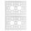 2Pcs Aluminum Grid Plate Wall Mesh Panel 48x72mm 2.5mm Thick 12