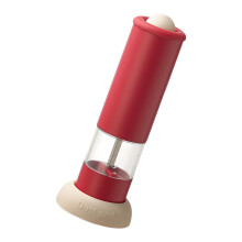 Electric Salt and Pepper Grinder USB Rechargeable Adjustable Coarseness for Home BBQ Restaurant Red