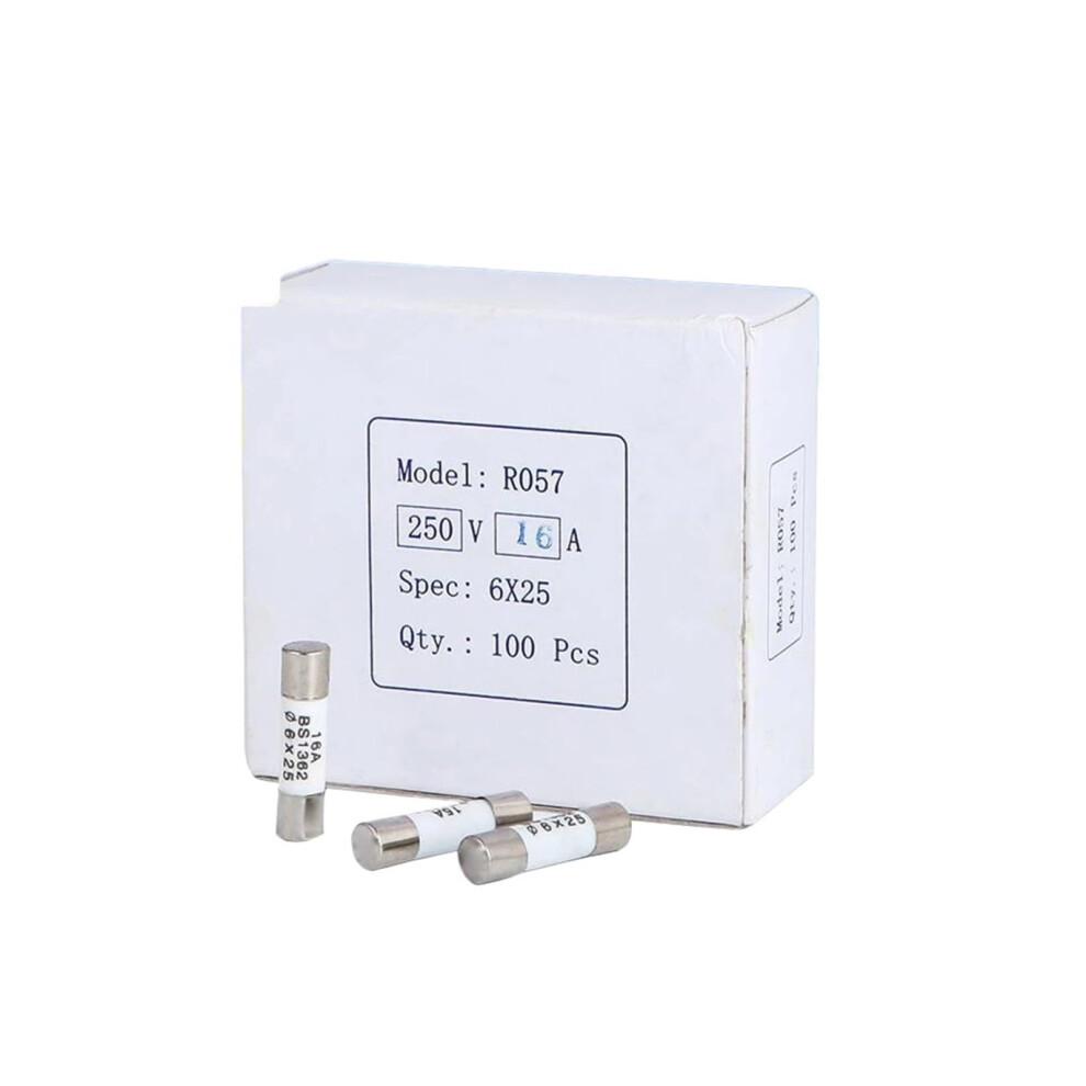 Ceramic Fast Blow Fuse 250V 5A 6X25mm Replacement Pack Of 10 For Short Circuit And Overload Protection 9347817264982