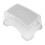 Toilettenhocker, rutschfest, transparent, PET, 9