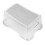 Toilettenhocker, rutschfest, transparent, PET, 6
