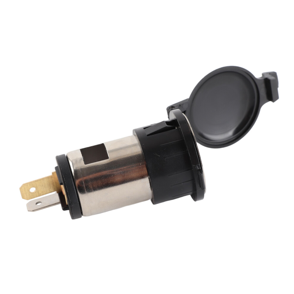 120W Waterproof 12-24V Cigarette Lighter Power Socket, Black 4321382102769