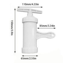 Plastic Manual Pasta Maker Noodle Press Machine 11x15cm Kitchen Tool