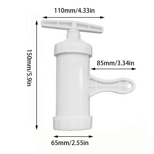 Plastic Manual Pasta Maker Noodle Press Machine 11x15cm Kitchen Tool